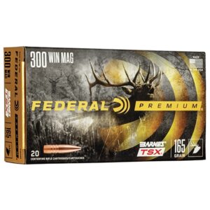 FED PREMIUM 300WIN 165GR BARNES TSX 20/10