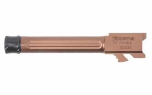 Fortis GLK19 threaded copper titanium nitride match-grade barrel 4-inch 9mm