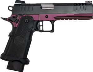 Great Lakes GL1911DS9FSSCHY 1911 DS Synergy 9mm 5 inch Black Cherry frame with RMSc optic cut