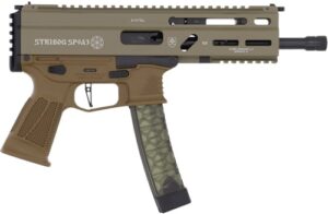 Grand Power Stribog SP9A3 9mm FDE 8-inch threaded barrel sub pistol
