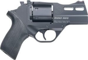 Chiappa Rhino 30DS 3-inch .357 Magnum revolver black anodized with fiber optic sights