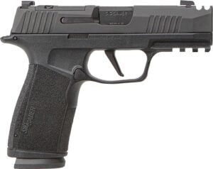 Sig Sauer P365 XMacro Comp 9mm pistol, black, XRAY3 sights, (2) 10-round magazines