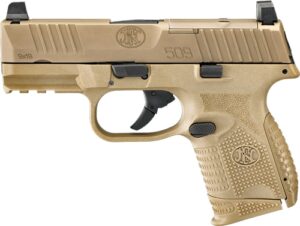 FN 509C MRD 9mm compact pistol Flat Dark Earth 3.7 inch barrel