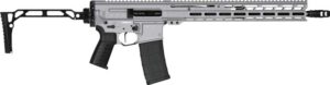 CMMG Dissent MK4 9mm 16.1in rifle Cerakote Titanium with JMAC folding stock