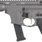 LWRC ICP9TG8 IC-9 9mm AR-style pistol with 8.50-inch threaded barrel and tungsten gray receiver