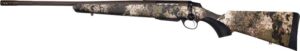 Tikka T3x Lite Veil Wideland 6.5 Creedmoor left-hand rifle, 24.3" bronze barrel and camo synthetic stock