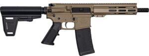Great Lakes GL15223PB AR-15 pistol .223 Wylde 7.5in FDE adjustable brace