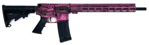 Great Lakes GL15223B-PPK AR-15 .223 Wylde 16in Battleworn Prison Pink
