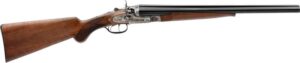 Taylors & Company Pedersoli Wyatt Earp 12 Gauge 20-inch side-by-side shotgun, blued barrels and walnut stock