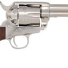 Cimarron Pistolero 9mm 4.75 inch nickel finish with walnut grip revolver