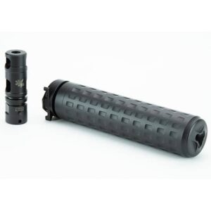 Griffin Armament GA30SDK-W 30SD-K 30 Cal suppressor Black Cerakote side view