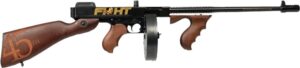 Auto-Ordnance Thompson 1927A1 Trump Fight .45 ACP rifle with engraved walnut stock and gold accents