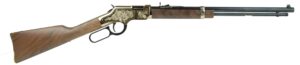 Henry Golden Boy Deluxe Engraved 4th Edition H004D4 .22 LR lever-action rifle with octagon barrel and walnut stock