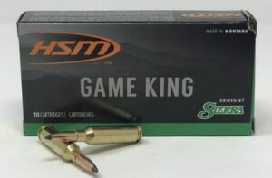 HSM 6.5mm Creedmoor Ammunition 65Creedmoor1N 140 Grain SBT GameKing 20 Rounds
