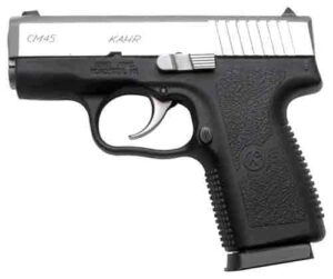 Kahr Arms CM45 CM4543 .45 ACP pistol matte stainless slide black polymer frame