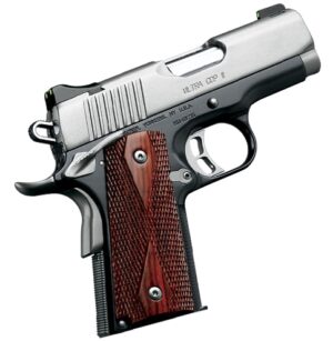 Kimber Ultra CDP II .45 ACP 3-inch pistol satin slide matte black KimPro II frame rosewood grips