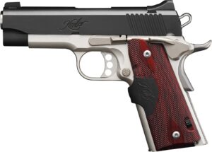 Kimber Pro Carry II Two-Tone .45 ACP 4in pistol with rosewood laser grips