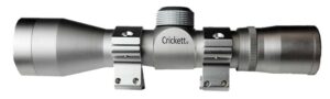 Keystone Crickett KSA054S 4x32mm silver scope with included rings