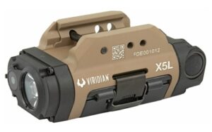 Viridian X5L Gen 3 green laser and tactical light in Flat Dark Earth