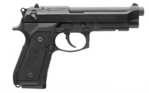 Beretta M9A1 9mm pistol 4.9 inch barrel black matte polymer with rail