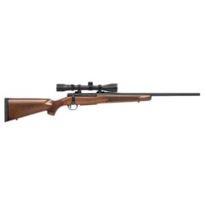 Mossberg Patriot .270 Win 22" walnut stock scoped bolt-action rifle matte blue