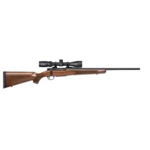 Mossberg Patriot .243 Win 22in fluted barrel walnut stock with Vortex 3-9x40 scope
