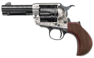 PIETTA Alchimista JR .45 LC revolver with 3 1/2-inch round barrel and two-tone engraved finish