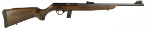 Rossi RB22 .22 LR 18-inch bolt-action rifle with matte black barrel and wood Monte Carlo stock