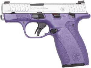 Smith & Wesson M&P Bodyguard 2.0 .380 Auto purple satin pistol, 2.75 in barrel
