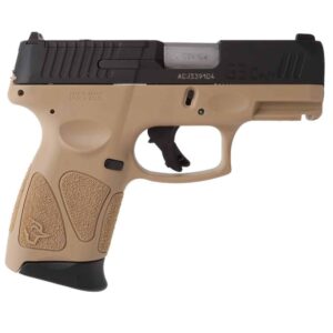 Taurus G3C T.O.R.O. 9mm compact tan/black optic-ready pistol