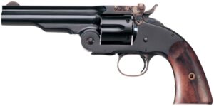 Taylors and Company Second Model Schofield .38 Special 5 inch blued revolver with walnut grip