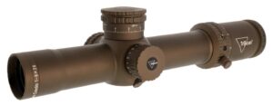Trijicon Credo 1-8x28 FFP riflescope coyote brown 34mm tube MRAD