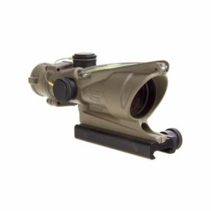 Trijicon ACOG TA31D100367 4x32 FDE riflescope with green horseshoe/dot reticle