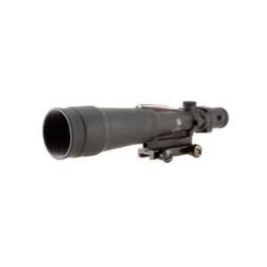 Trijicon TA55 ACOG 5.5x50 scope with red chevron reticle and flattop mount