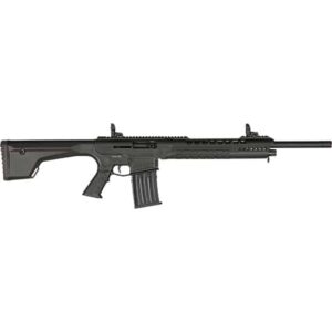 Typhoon X12 12ga 18.5 inch shotgun with flip-up sights and three 5-round magazines