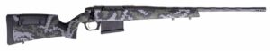 Weatherby 307 Range XP 2.0 7MM PRC 22in rifle with green/grey sponge pattern stock