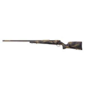 Weatherby MKV APEX LH 6.5-300WBY 28 with fluted two-tone barrel and carbon fiber vertical grip stock