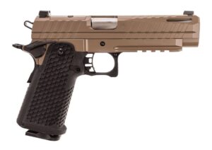 Live Free Armory Apollo 11 full size 9mm pistol in Flat Dark Earth with 17rd magazine