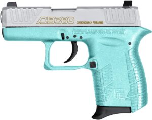 Diamondback DB380 Gen IV .380 ACP micro-compact pistol with nickel boron slide and mint polymer frame
