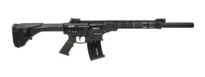 Derya DY12 12 Gauge 20-inch semi-auto shotgun in black anodized finish
