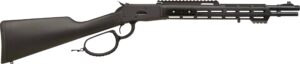 GForce Arms LTAC357 Saddlehorn lever-action rifle in black, right-side view