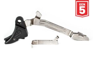 ZEV PRO Curved Face Glock Trigger Upgrade Bar Kit Gen5 Blk/Blk product image