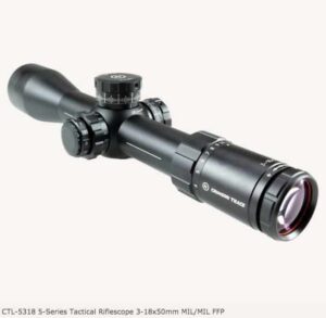Crimson Trace 5-Series CTL-5318 3-18x50mm FFP riflescope with MR1-MIL illuminated reticle