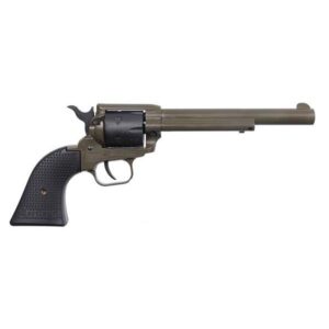 Heritage Rough Rider .22 LR revolver OD Green with black star polymer grips