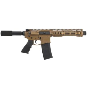 Juggernaut Tactical CA Roster AR-15 pistol 5.56 8.5-inch barrel Cerakote Burnt Bronze