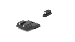 Night Fision Perfect Dot NS pistol sight set with white front dot and U white rear for CZ P-07 and P-09