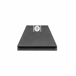 Night Fision Suppressor Height Night Sight Set White Front Blank Back for Glock