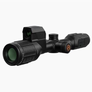 Athlon Cronus ATS Pro 35L-400 thermal scope with built-in laser rangefinder on white background