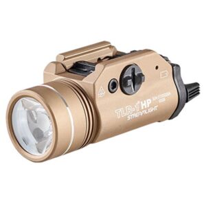 Streamlight TLR-1 HP 1000 lumen FDE rail-mounted firearm light