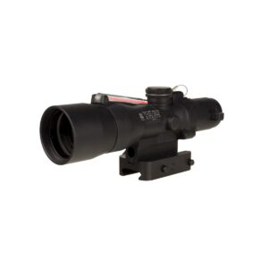 Trijicon ACOG 3x30 Compact scope with red horseshoe/dot reticle and Q-LOC mount in matte black